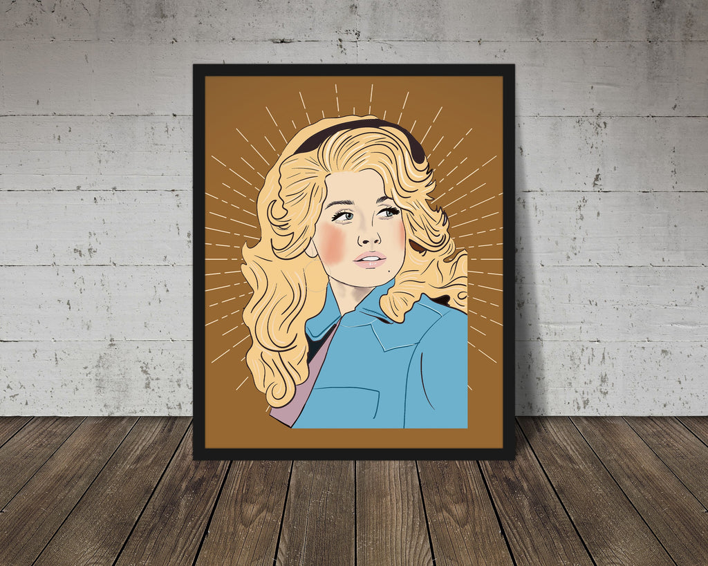 Fine art print | Wall Decor | Giclée | 8 x 10 |  Groovy Dolly