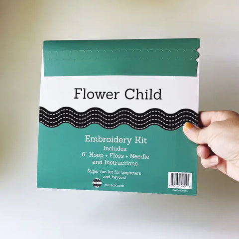 Embroidery Craft Kit | Made By Rikrack | Flower Child DIY