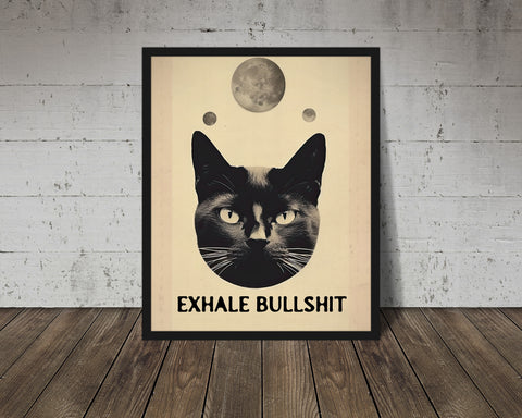 Fine art print | Wall Decor | Giclée | 8 x 10 |  Cats Know Everything