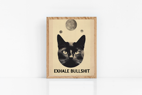 Fine art print | Wall Decor | Giclée | 8 x 10 |  Cats Know Everything