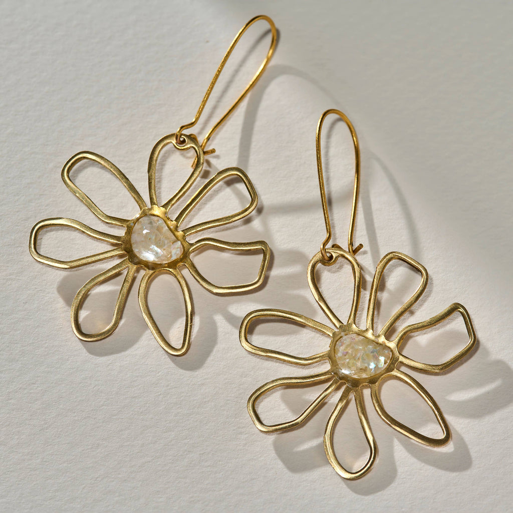 Earrings | Cameoko | The Flora Gemstone Flower