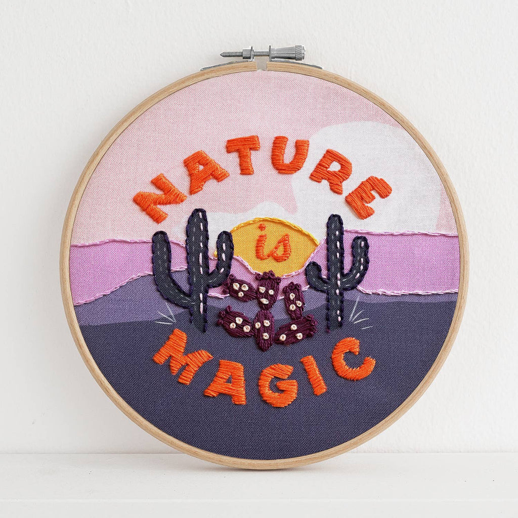 Embroidery Kit | Antiquaria | Nature is Magic Premium, 6 inch