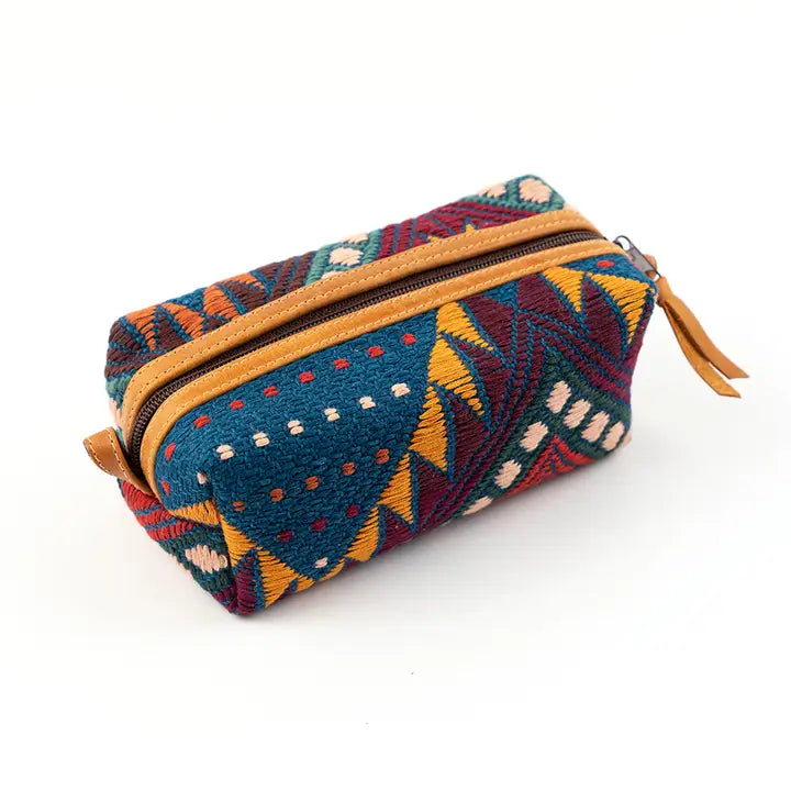 Woven Dopp | Altiplano Handmade | Geometric Travel Cosmetic Case | Pre Order