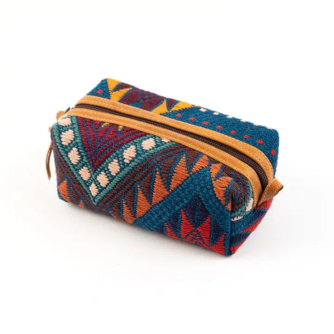 Woven Dopp | Altiplano Handmade | Geometric Travel Cosmetic Case | NOT Holiday Guaranteed