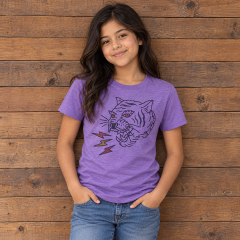 Get 'Em Tiger | Kids Graphic T-Shirt