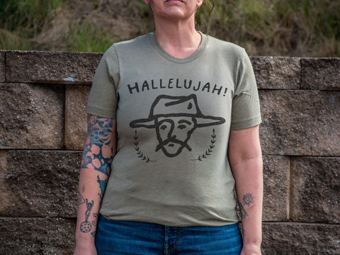 Made in USA | T-shirt Unisex | Hallelujah! | Multiple Colors