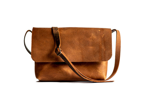 Flagship Colors | Eco-Friendly Leather Mini Satchel Bag | Small Crossbody Bag