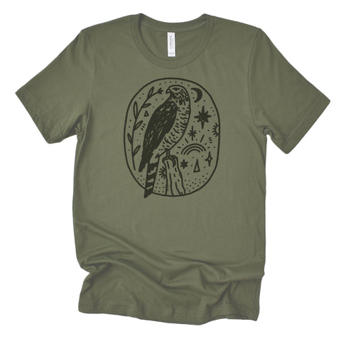 Made in USA | T-shirt Unisex | Magic Hawk | Multiple Colors