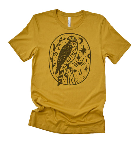 Made in USA | T-shirt Unisex | Magic Hawk | Multiple Colors