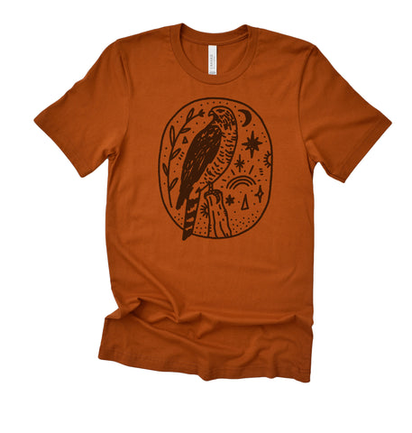 Made in USA | T-shirt Unisex | Magic Hawk | Multiple Colors