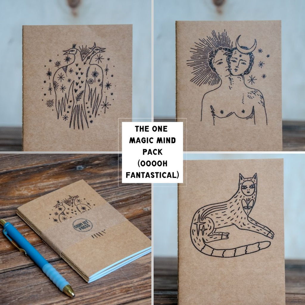 Travel Journal Set | Glum Lot Press | One Magic Mind Pack
