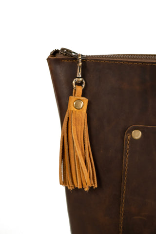 Leather Tassel | Leather Key Chain | Leather Fob | Multiple Colors