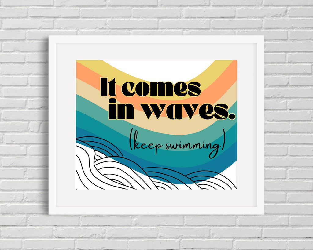 Fine art print | Wall Decor | Giclée | 10 x 8  | It comes in waves