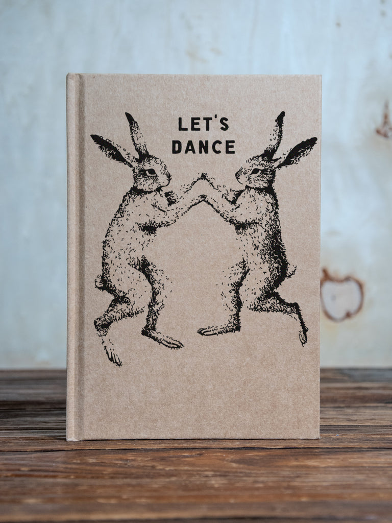 The Journal | Handprinted | 8x5 | Glum Lot Press + In Blue | Let's Dance
