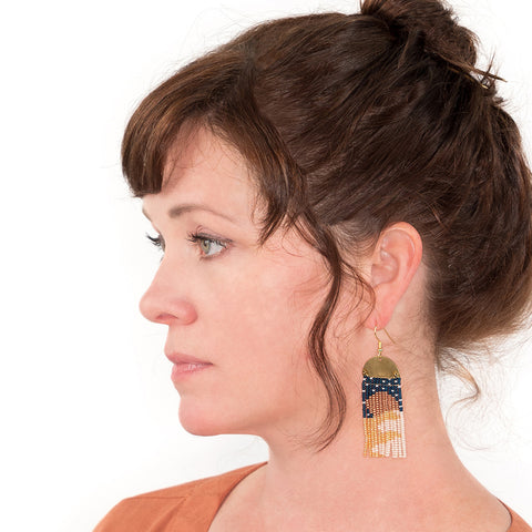 Earrings | Altiplano Handmade | Moonrise Fringe | NOT Holiday Guaranteed