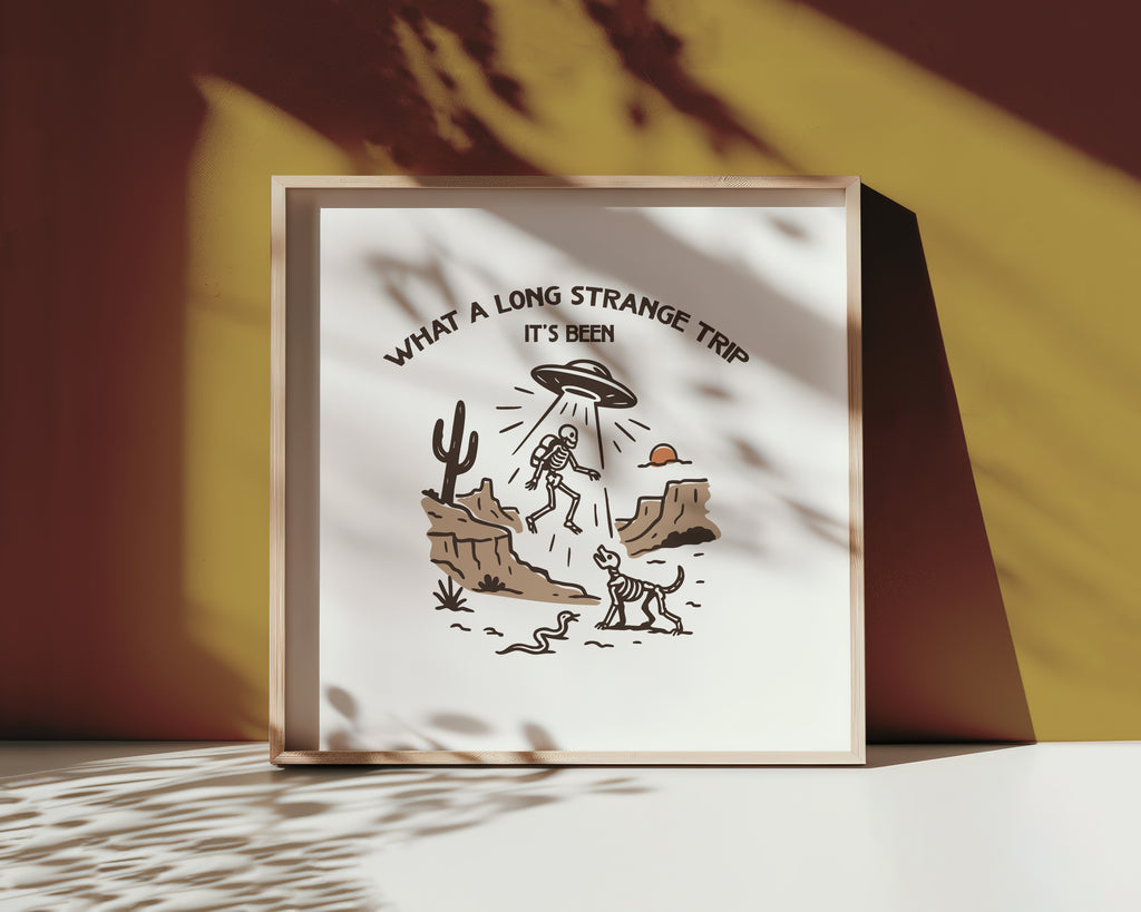 Fine art print | Wall Decor | Giclée | 12 x 12  | Long Strange Trip