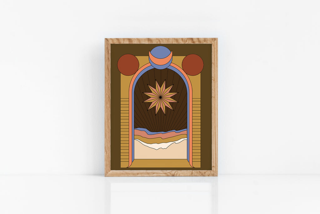 Fine art print | Wall Decor | Giclée | 8 x 10 |  Magic Desert Doorway