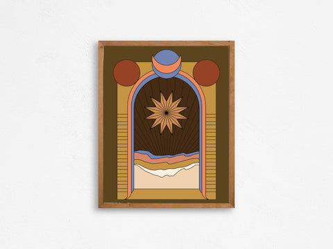 Fine art print | Wall Decor | Giclée | 8 x 10 |  Magic Desert Doorway