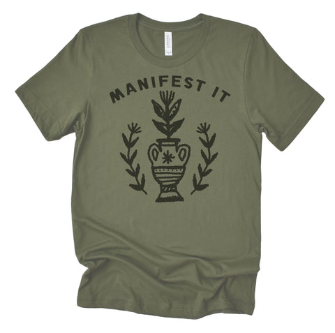 Made in USA | T-shirt Unisex | Manifest Growth | Multiple Colors