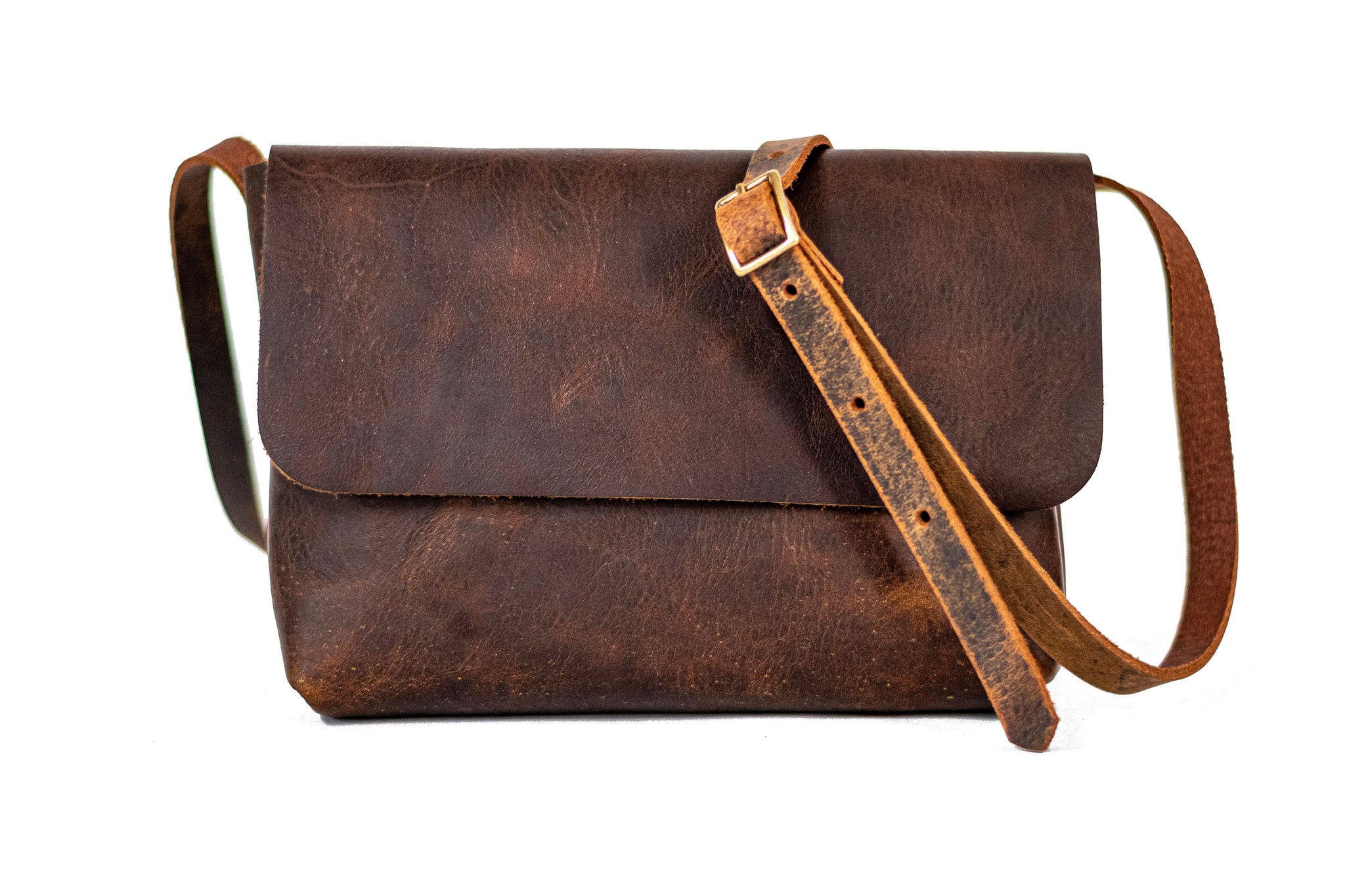 READY TO SHIP | Leather Mini Satchel Bag | MAHOGANY