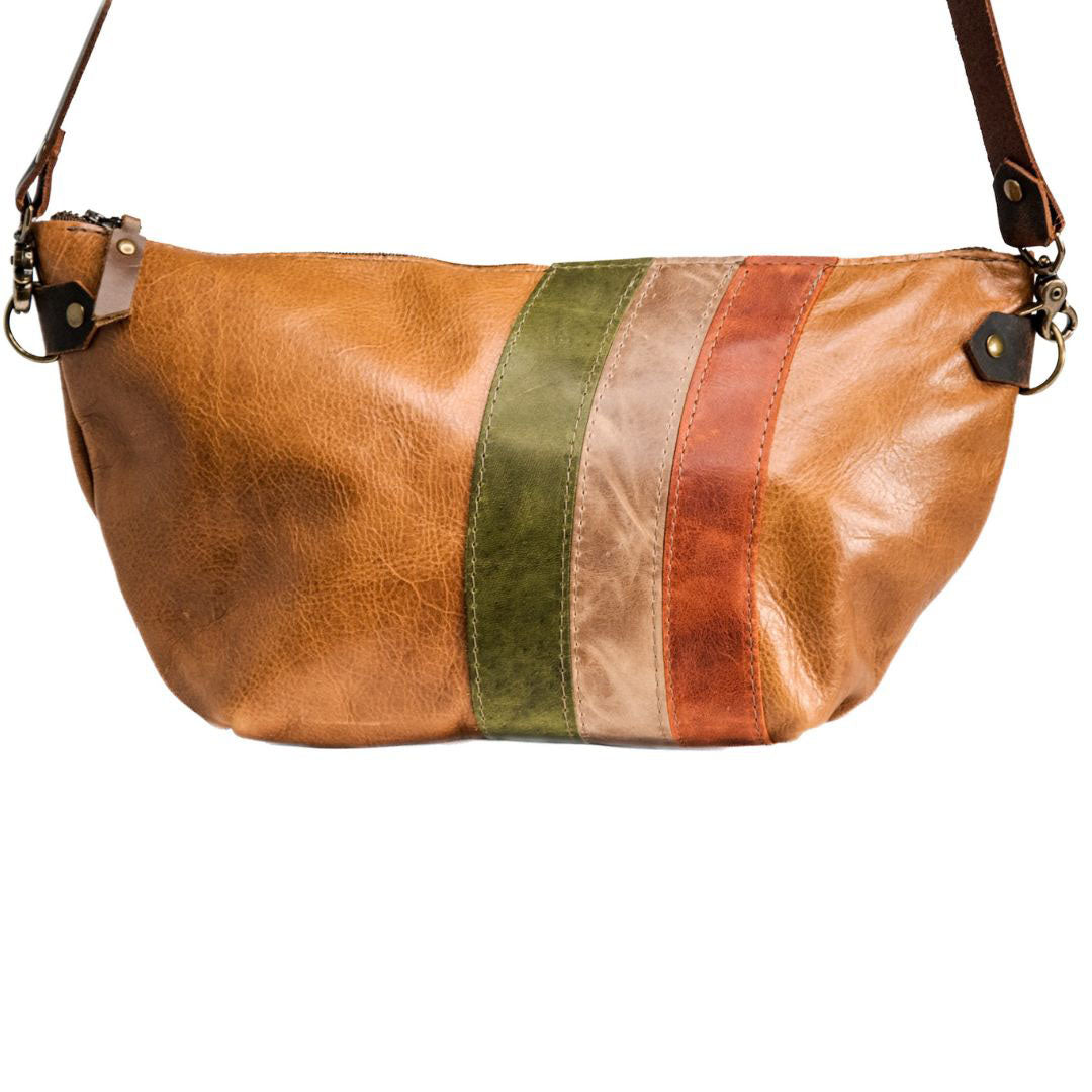The Curvy Curved Bowler! | 70's Style | crossbody zipper bag | Medium