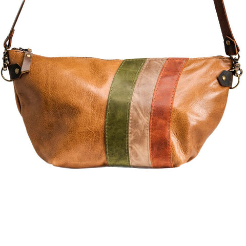 The Curvy Curved Bowler! | 70's Style | crossbody zipper bag | Medium