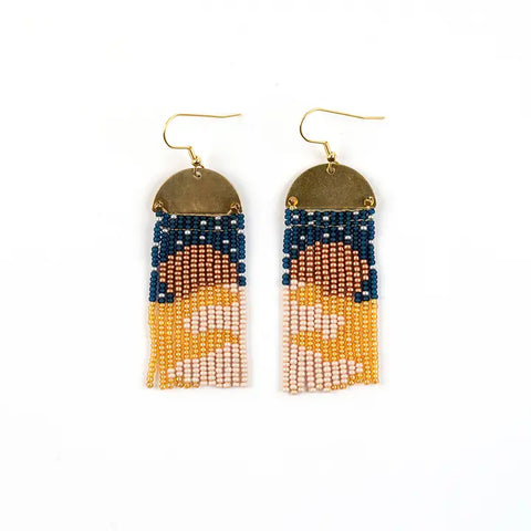 Earrings | Altiplano Handmade | Moonrise Fringe | NOT Holiday Guaranteed