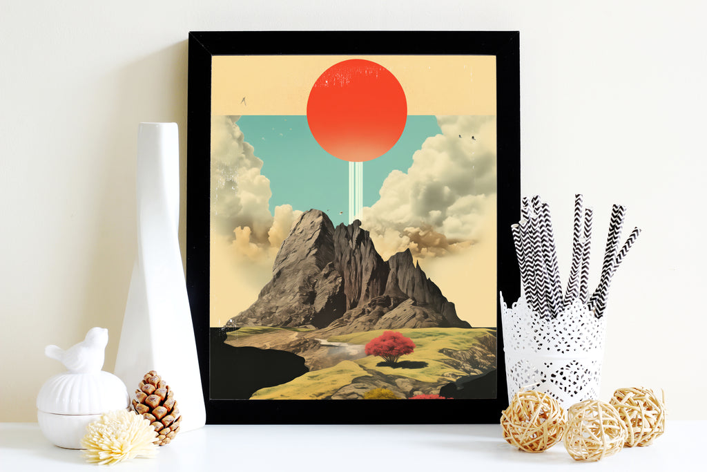 Fine art print | Wall Decor | Giclée | 8 x 10 |  Color Mountain