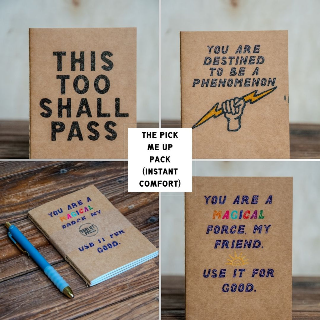Travel Journal Set | Glum Lot Press | Pick Me Up Pack