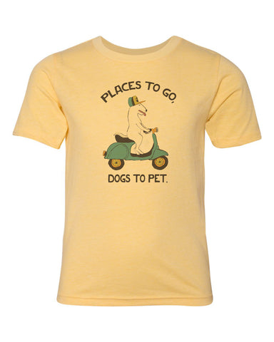 Places and Dogs | Kids Graphic T-Shirt