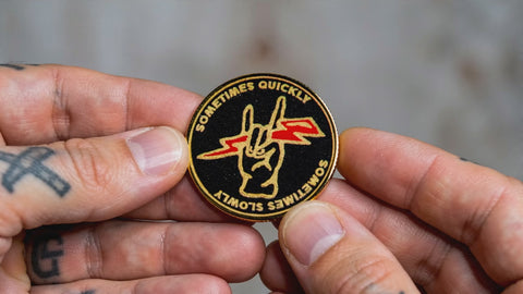Challenge Coin | Recovery Coin | Glum Lot Press | Sometimes Quickly Sometimes Slowly