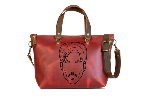 LIMITED RUN | Icon Series | Crossbody Zipper Purse | Laser Printed Bowler Bag | Medium | Prince