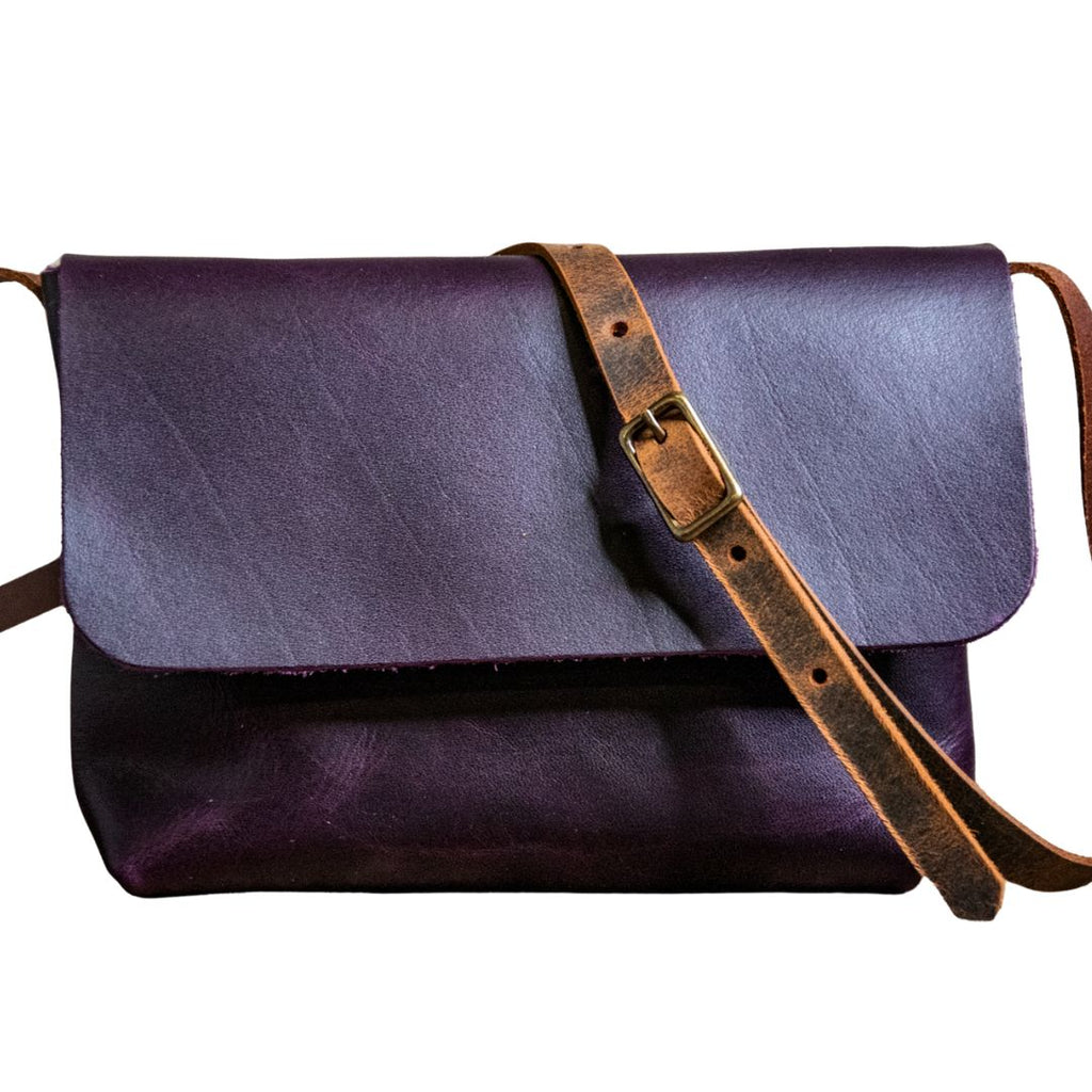 Special Edition Colors | Eco-Friendly Leather Mini Satchel Bag | Small Crossbody Bag