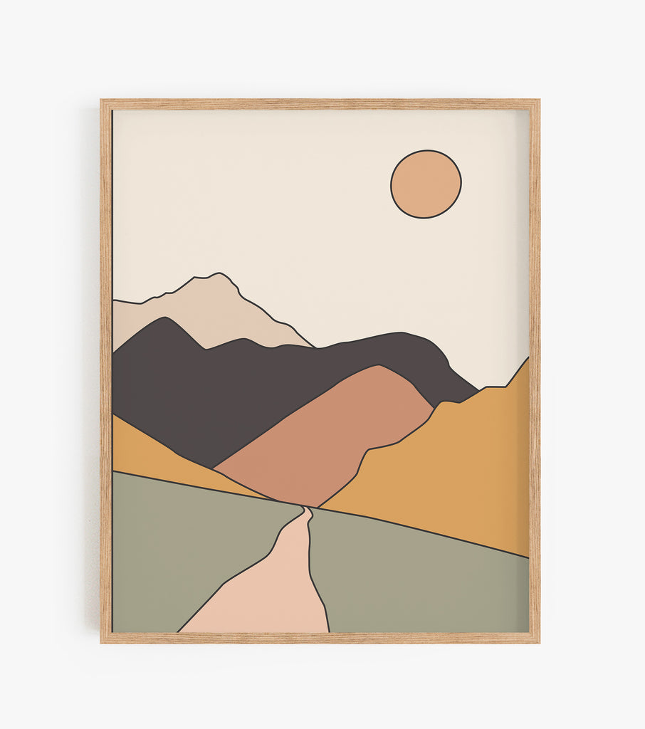 Fine art print | Wall Decor | Giclée | 8 x 10 | The Road Trip Series | Drive