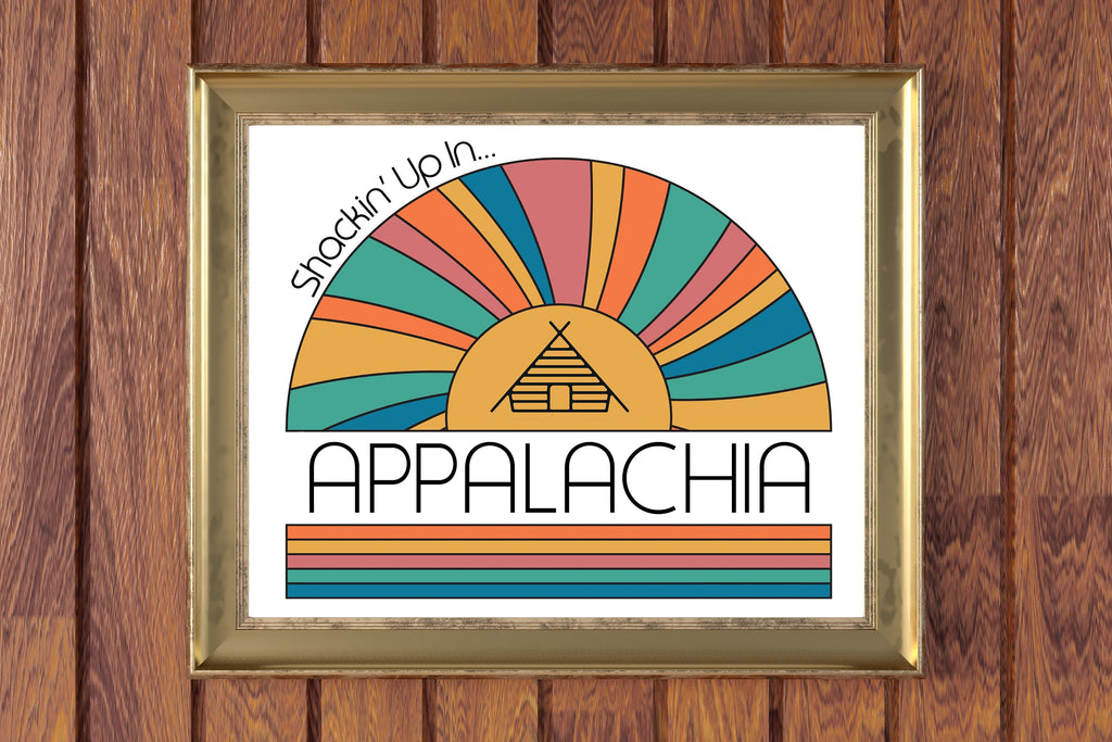 Fine art print | Wall Decor | Giclée | 10 x 8  | Shackin' Up In Appalachia