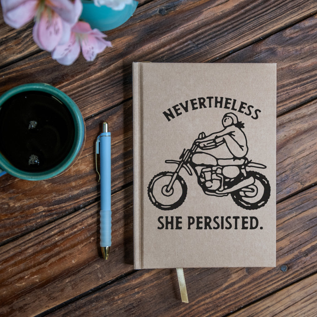 The Journal | Handprinted | 8x5 | She Persisted