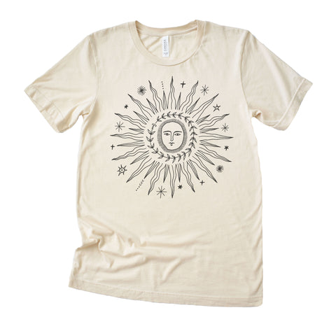 Made in USA | T-shirt Unisex | Here comes the sun | Multiple Colors