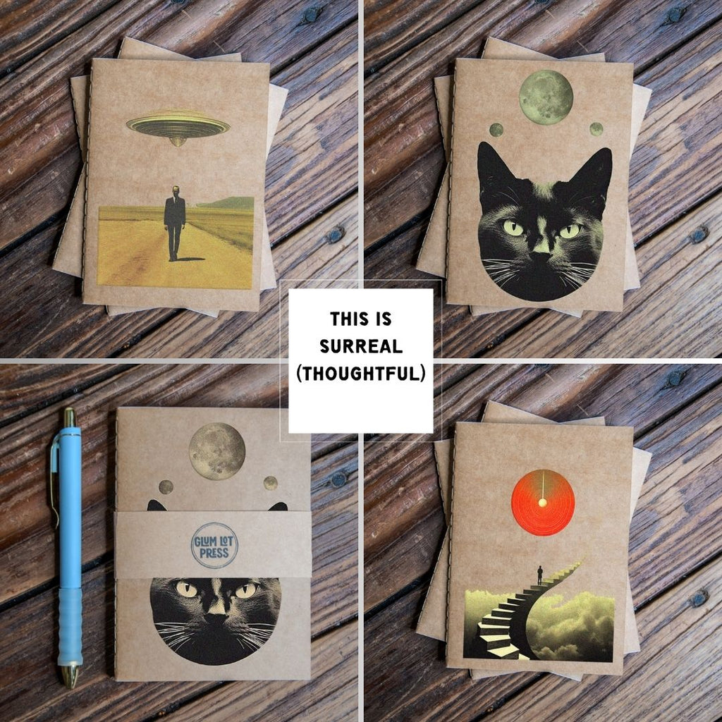 Travel Journal Set | Glum Lot Press | This is Surreal Pack