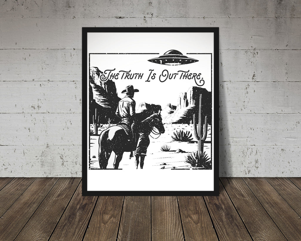 Fine art print | Wall Decor | Giclée | 8 x 10 | The Truth is Out There