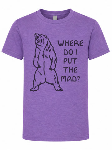 Where do I put the mad | Kids Graphic T-Shirt