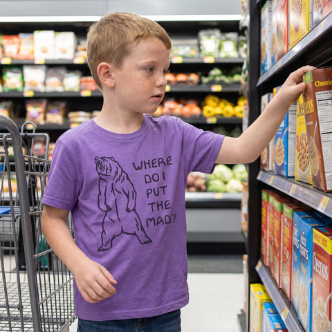 Where do I put the mad | Kids Graphic T-Shirt