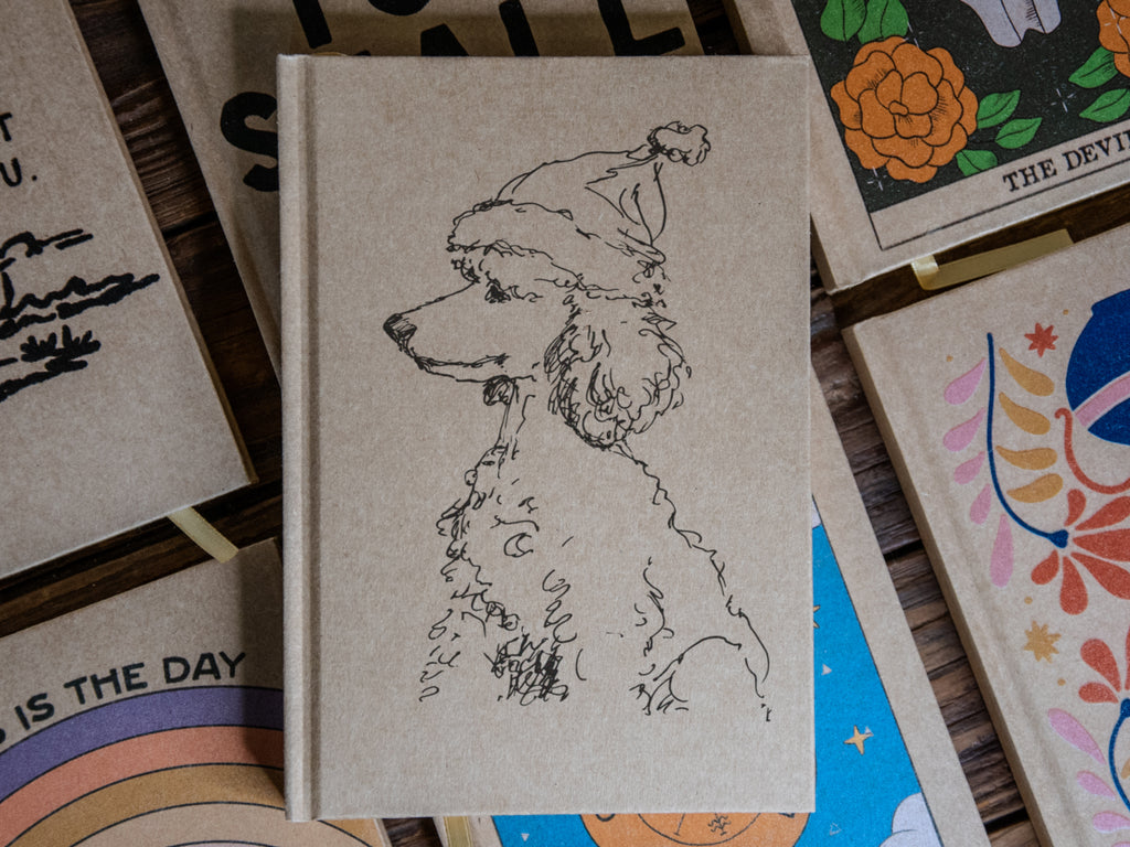 The Journal | Handprinted | 8x5 | Winter Puppy