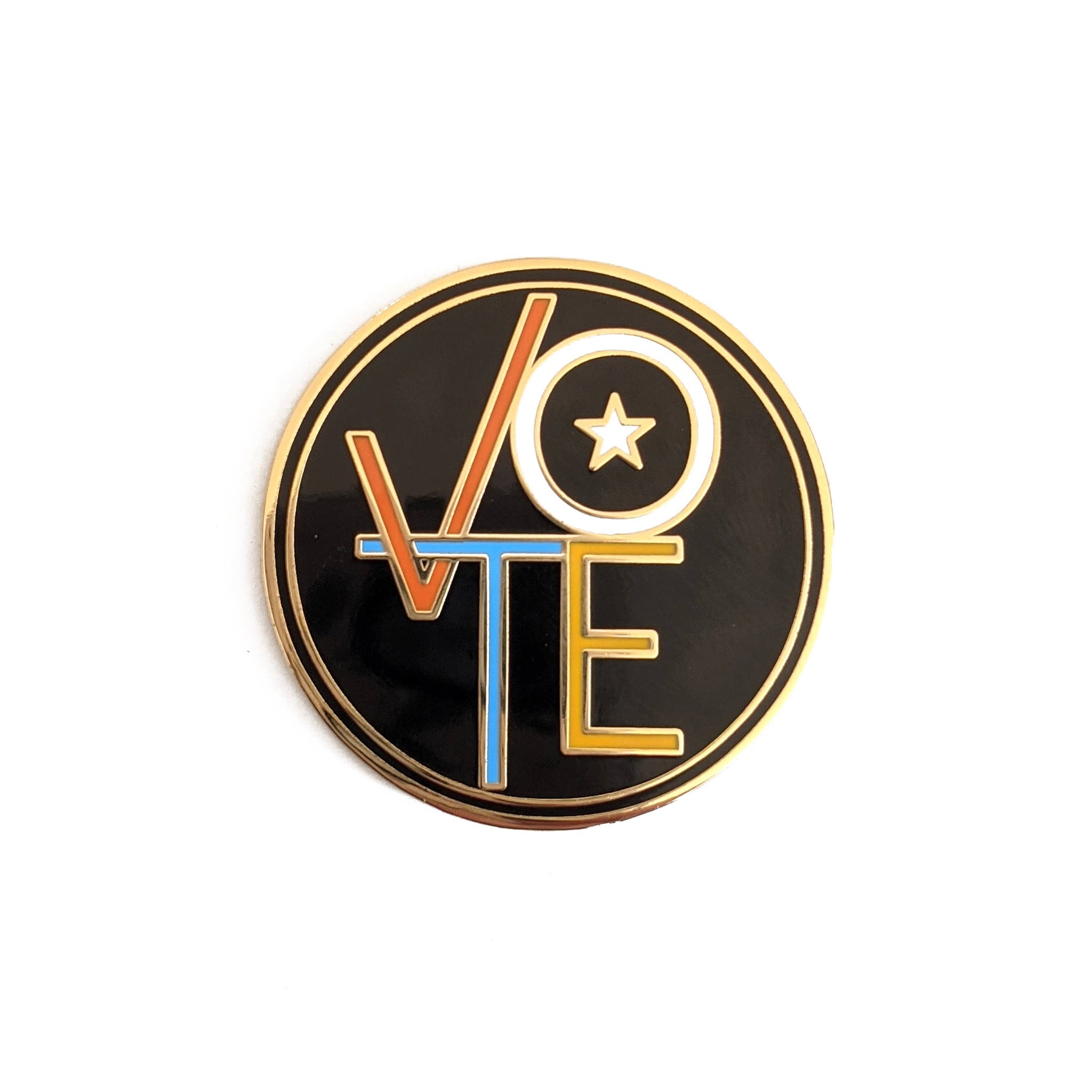 Enamel Pin | Amber Leaders Design | Vote