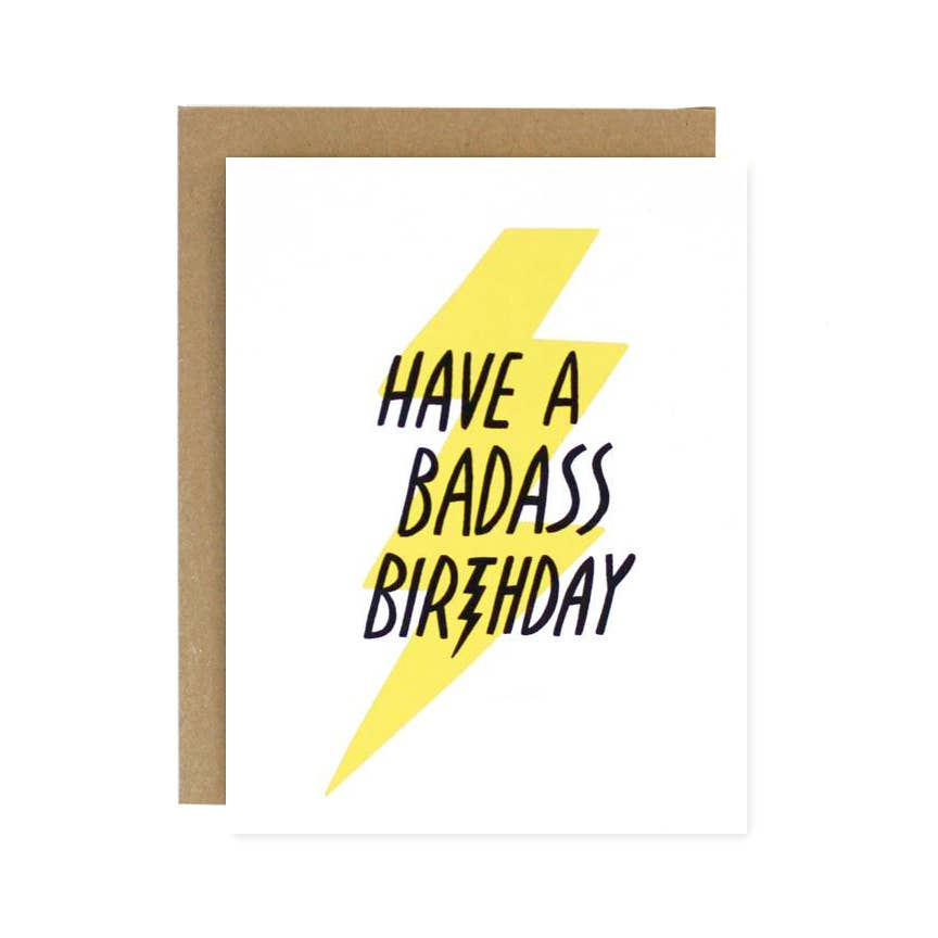 Greeting Card | Worthwhile Paper | Badass Birthday