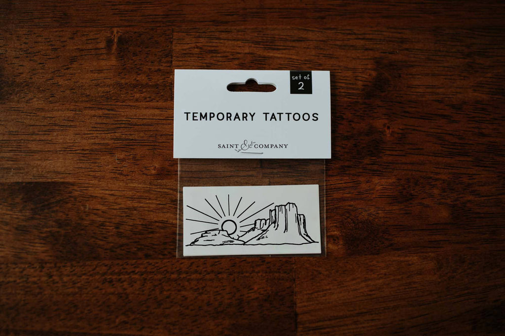 CLOSEOUT SALE | Temporary Tattoos | Saint & Company | Desert Sunset