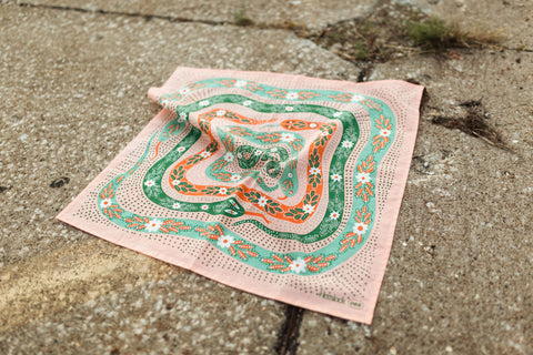 Bandana | Hemlock Goods | Pink Snakes