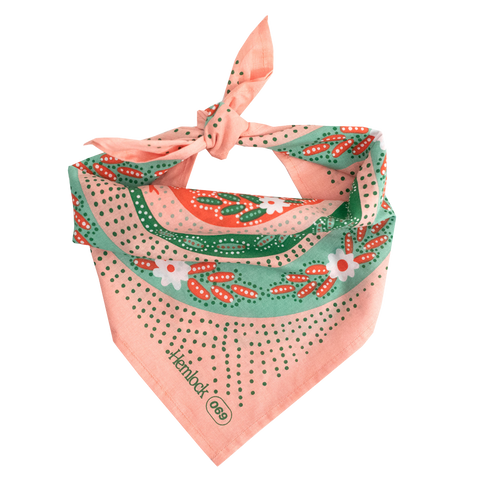Bandana | Hemlock Goods | Pink Snakes