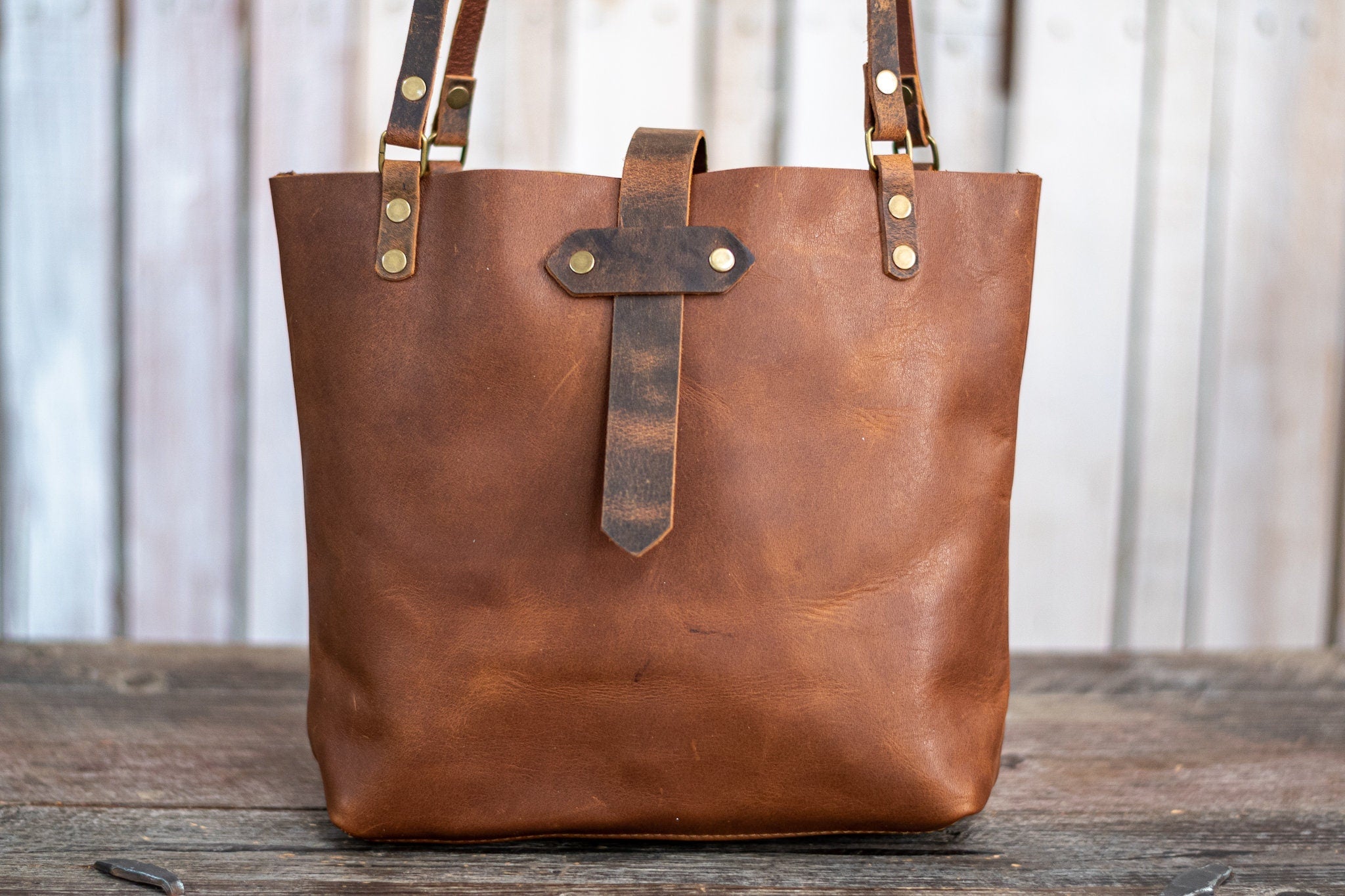 The Minimalist Leather Tote Bag | Leather Bag | Small | Eco Friendly Leather Bag