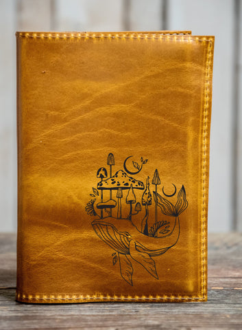 handmade leather journal personalized