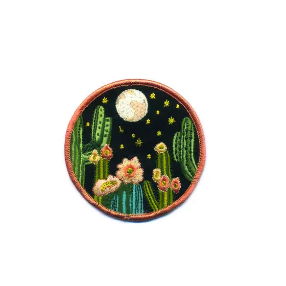 Embroidered Patch | Antiquaria | Night Cactus